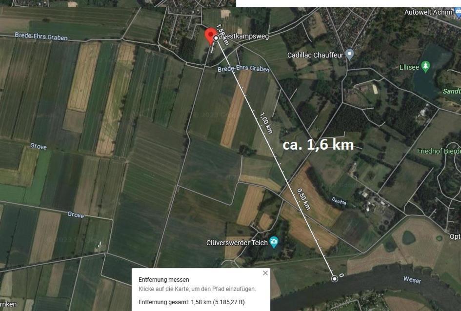 Ferienwohnung Fuer 4 Personen In Bester Lage Ca. 15 Km Von Bremen City Achim Exterior foto